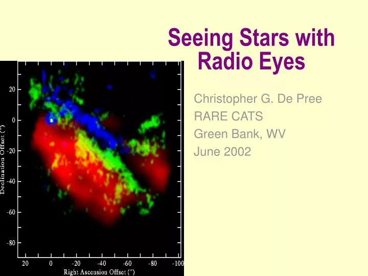 seeing stars with radio eyes