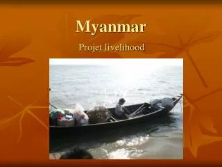 projet livelihood