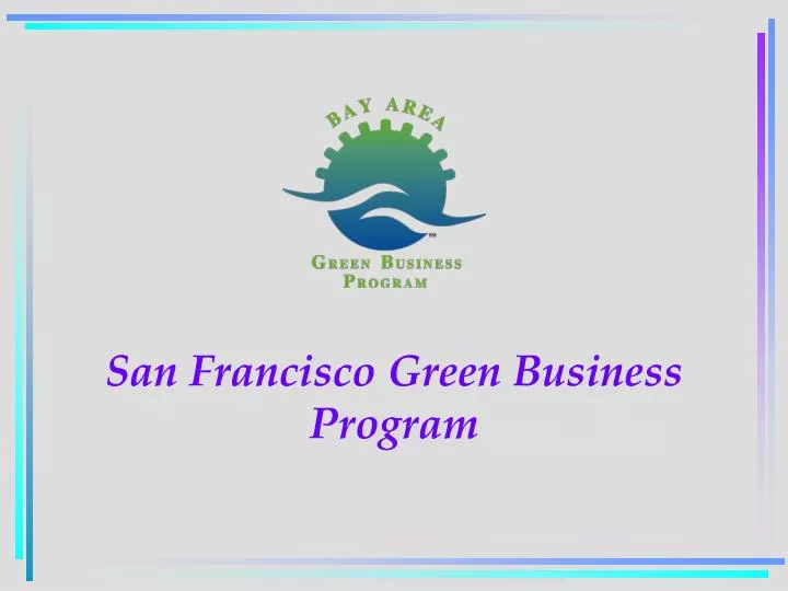 san francisco green business program