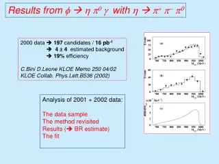 Results from f ? h p 0 g with h ? p + p - p 0