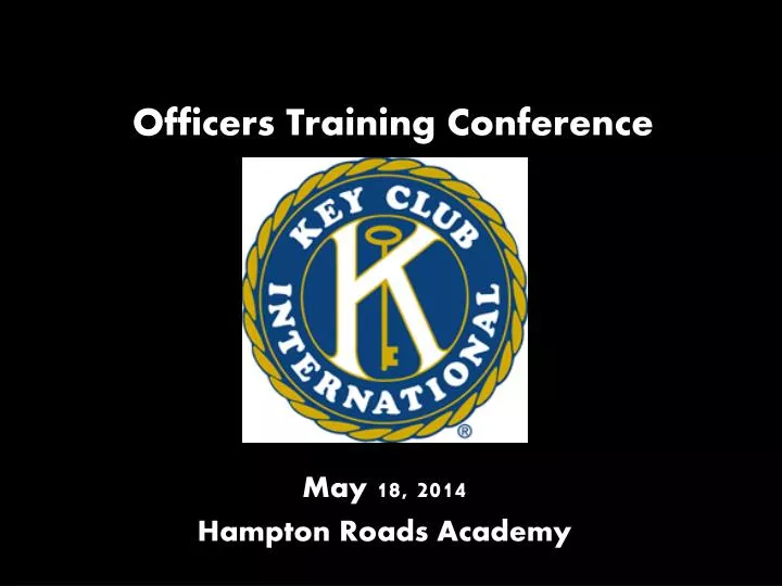 officers training conference