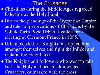 The Crusades