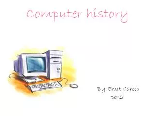 Computer history