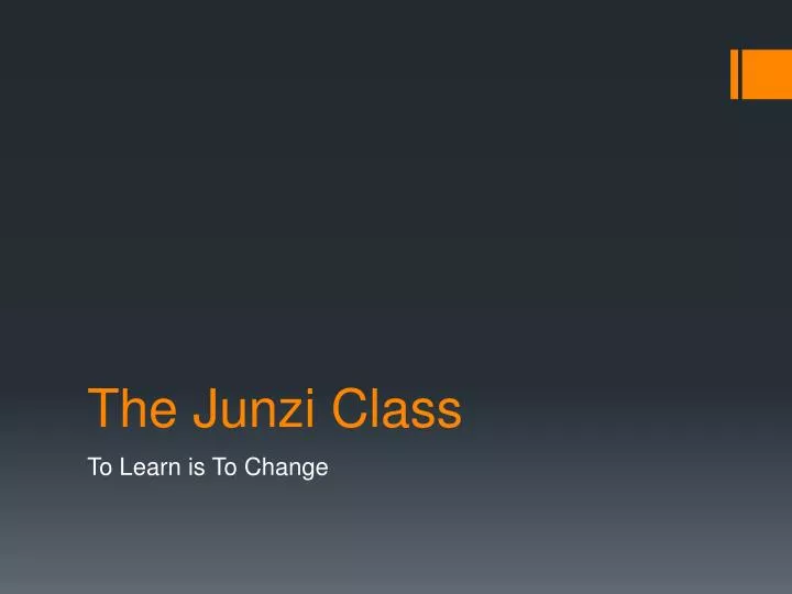 the junzi class