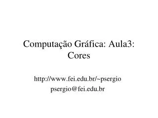 computa o gr fica aula3 cores