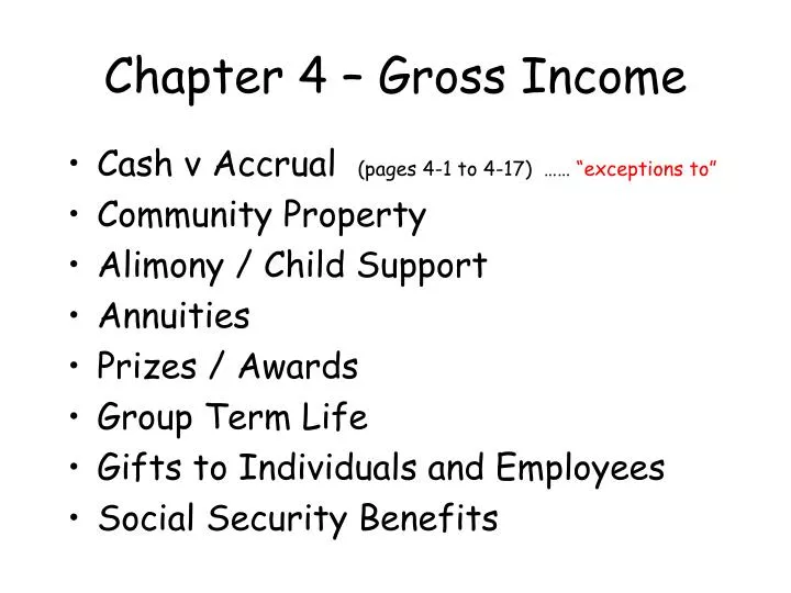 chapter 4 gross income