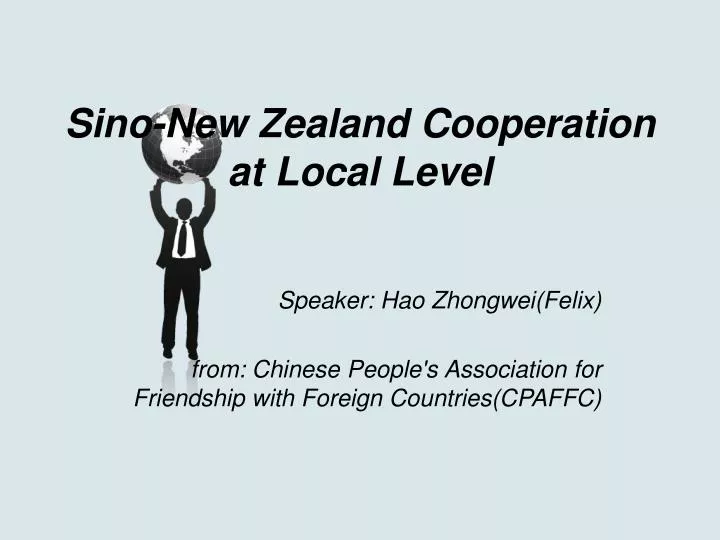 sino new zealand c ooperation at local level