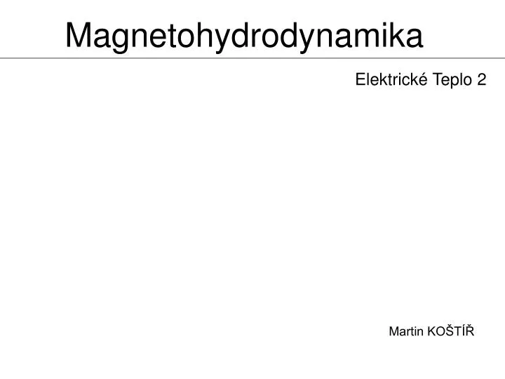 magnetohydrodynamika