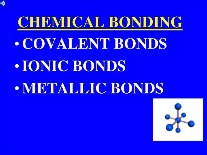 chemical bonding