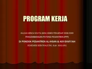 program kerja