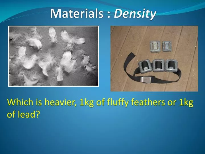 materials density