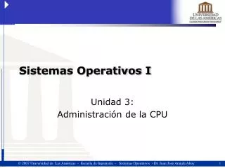 sistemas operativos i