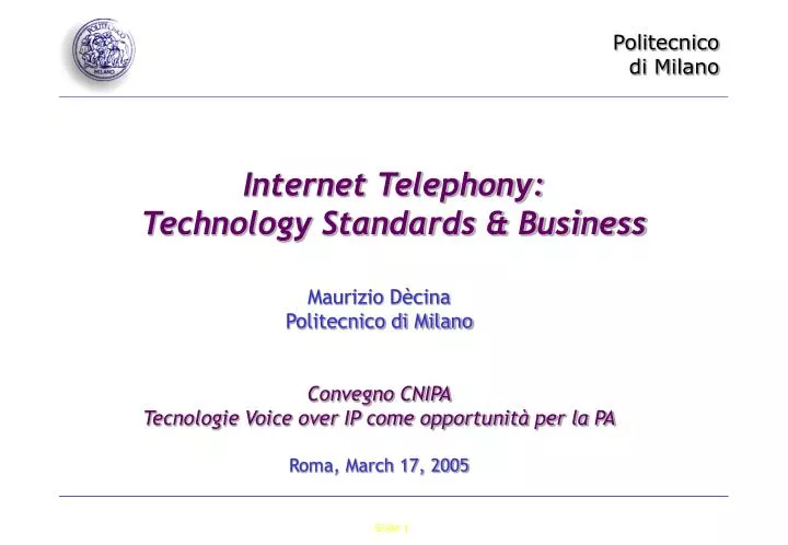 internet telephony technology standards business