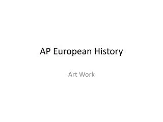 AP European History