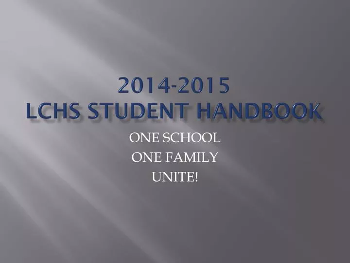 2014 2015 lchs student handbook