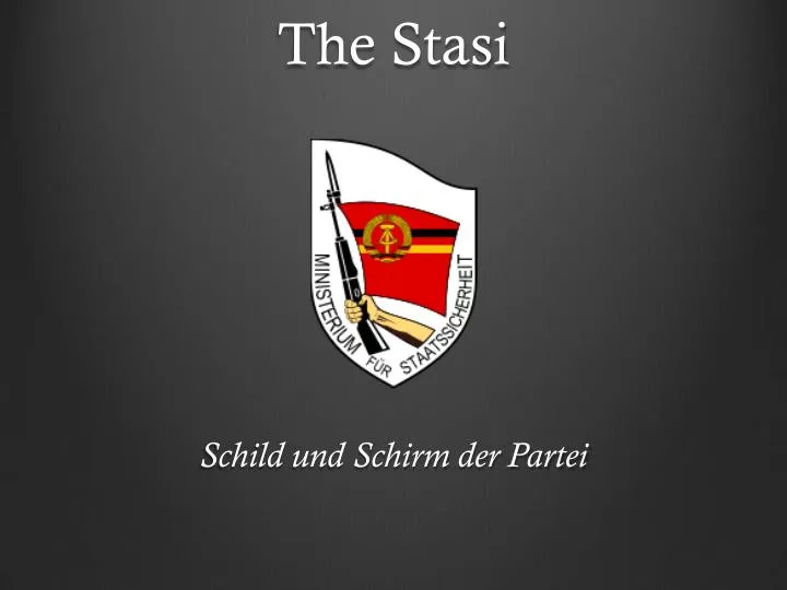 the stasi