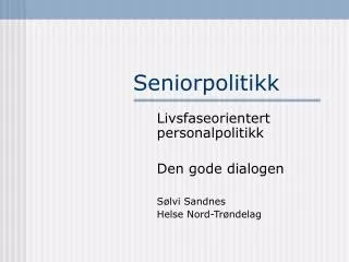 seniorpolitikk