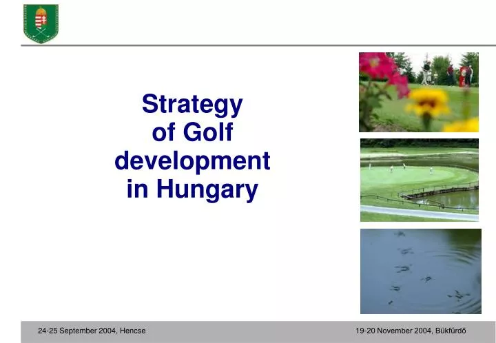 strategy of golf development in hungary