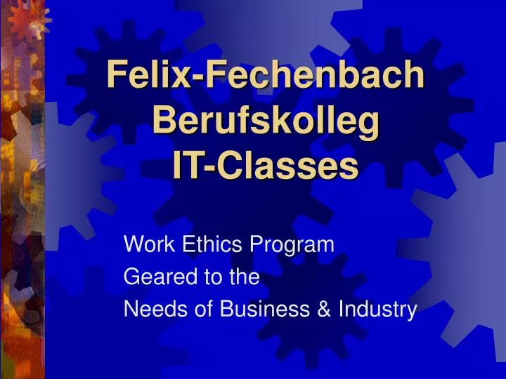 felix fechenbach berufskolleg it classes