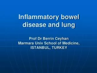 ?nflammatory bowel disease