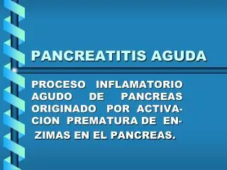 pancreatitis aguda