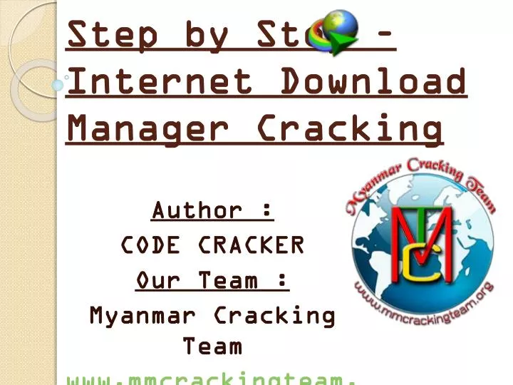 step by step internet download manager cracking