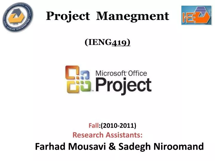 project manegment ieng 419