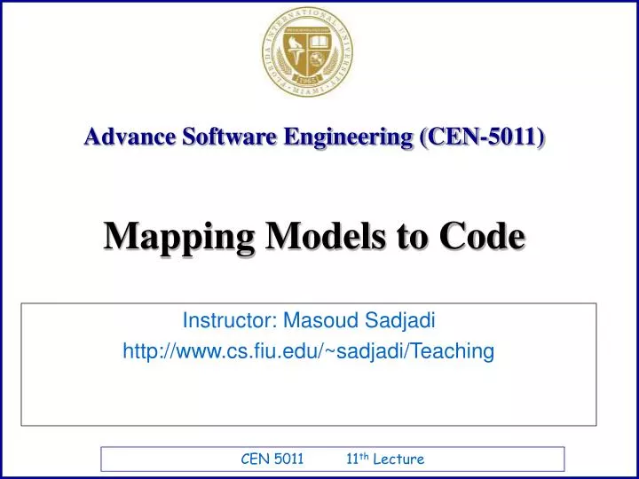 instructor masoud sadjadi http www cs fiu edu sadjadi teaching