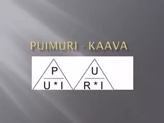 puimuri kaava