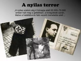 a nyilas terror