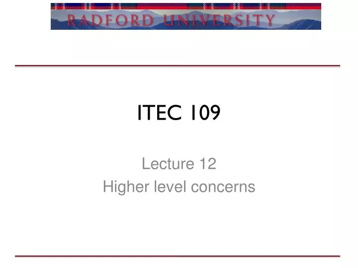 itec 109