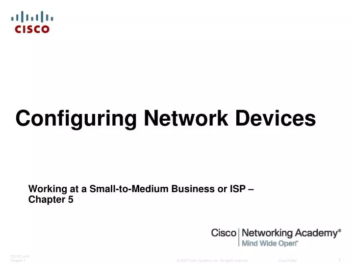 configuring network devices