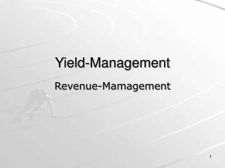 yield management