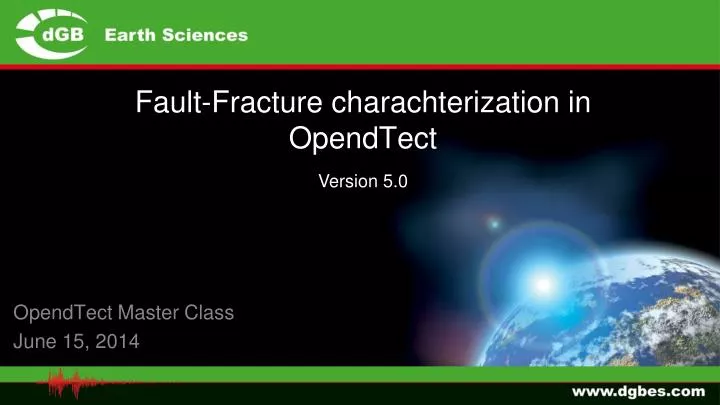 fault fracture charachterization in opendtect