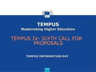 TEMPUS Modernising Higher Education