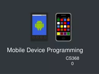 Mobile Device Programming