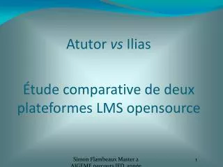 atutor vs ilias