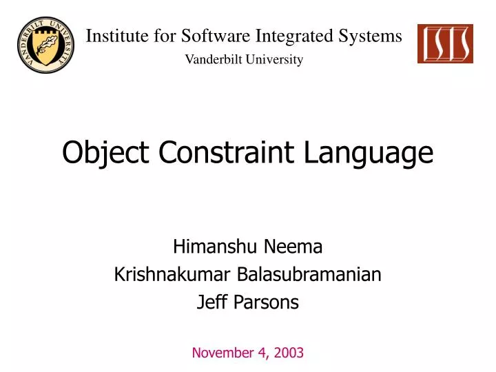 object constraint language