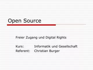 open source
