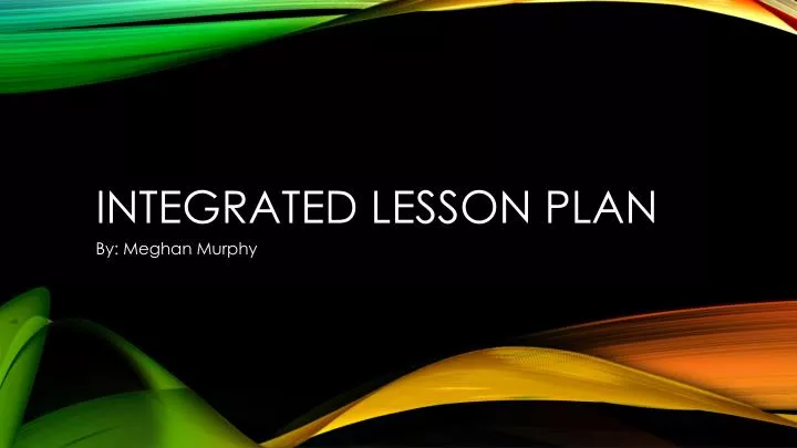 integrated lesson plan