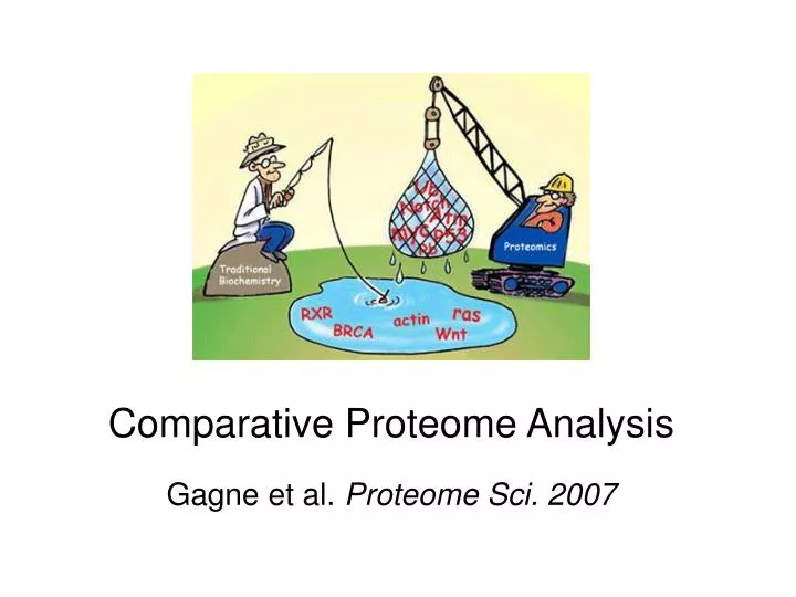 comparative proteome analysis