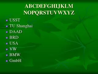 abcdefghijklm nopqrstuvwxyz
