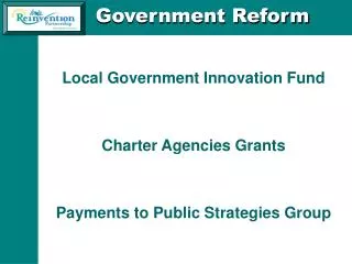 Government Reform