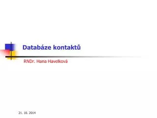 datab ze kontakt