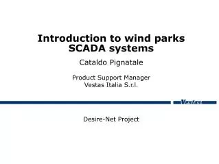 Introduction to wind parks SCADA systems