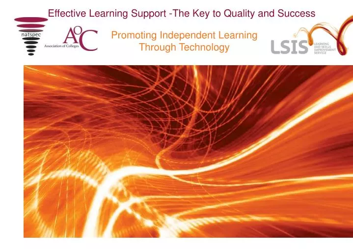 effective learning support the key to quality and success
