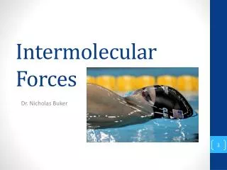 Intermolecular Forces