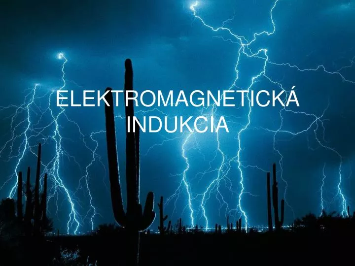 elektromagnetick indukcia
