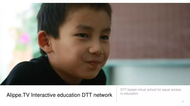 alippe tv interactive education dtt network