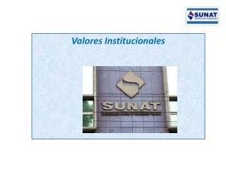 valores institucionales